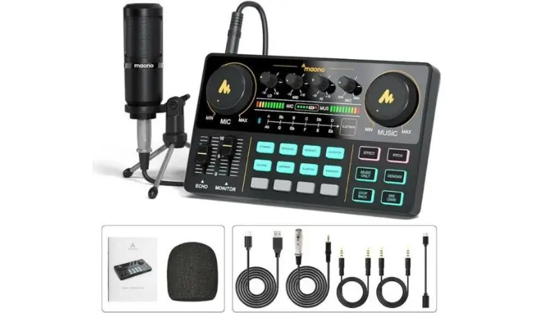 Here’s what you get when you buy Maono Podcast Equipment Bundles.