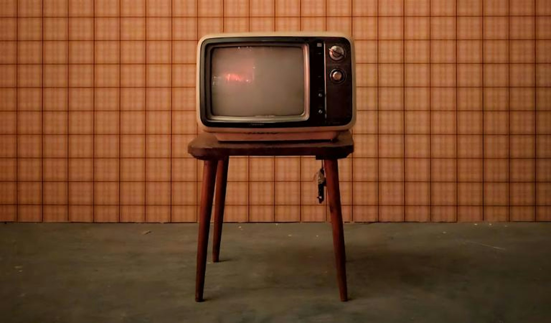 Picture of an old-style TV set.