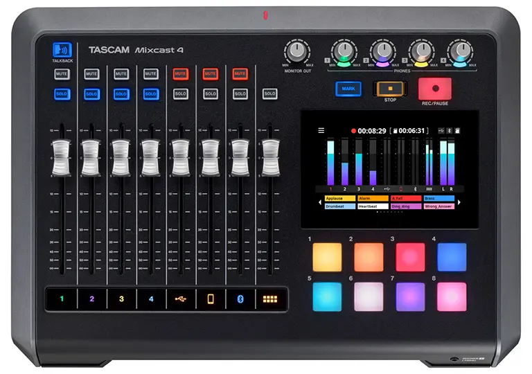 Here’s why the TASCAM Mixcast 4 is one of the best podcast mixers