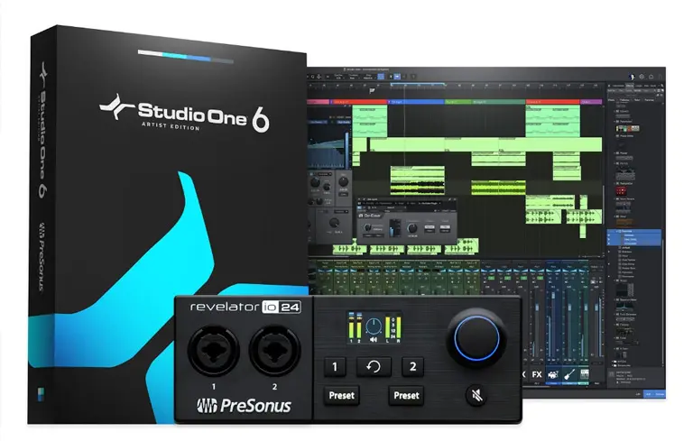 The PreSonus Revelator io24 is an audio interface for recording and streaming