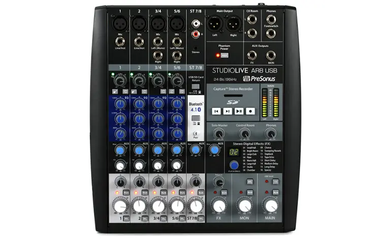 PreSonus StudioLive AR8 is an alternative to the Behringer XENYX