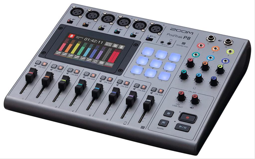 ZOOM PodTrak P8 is one alternative to Mackie ProFX mixers