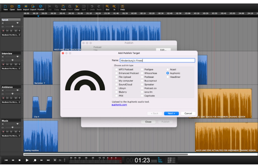 Instead of REAPER Audio DAW, you can use Hindenburg PRO.